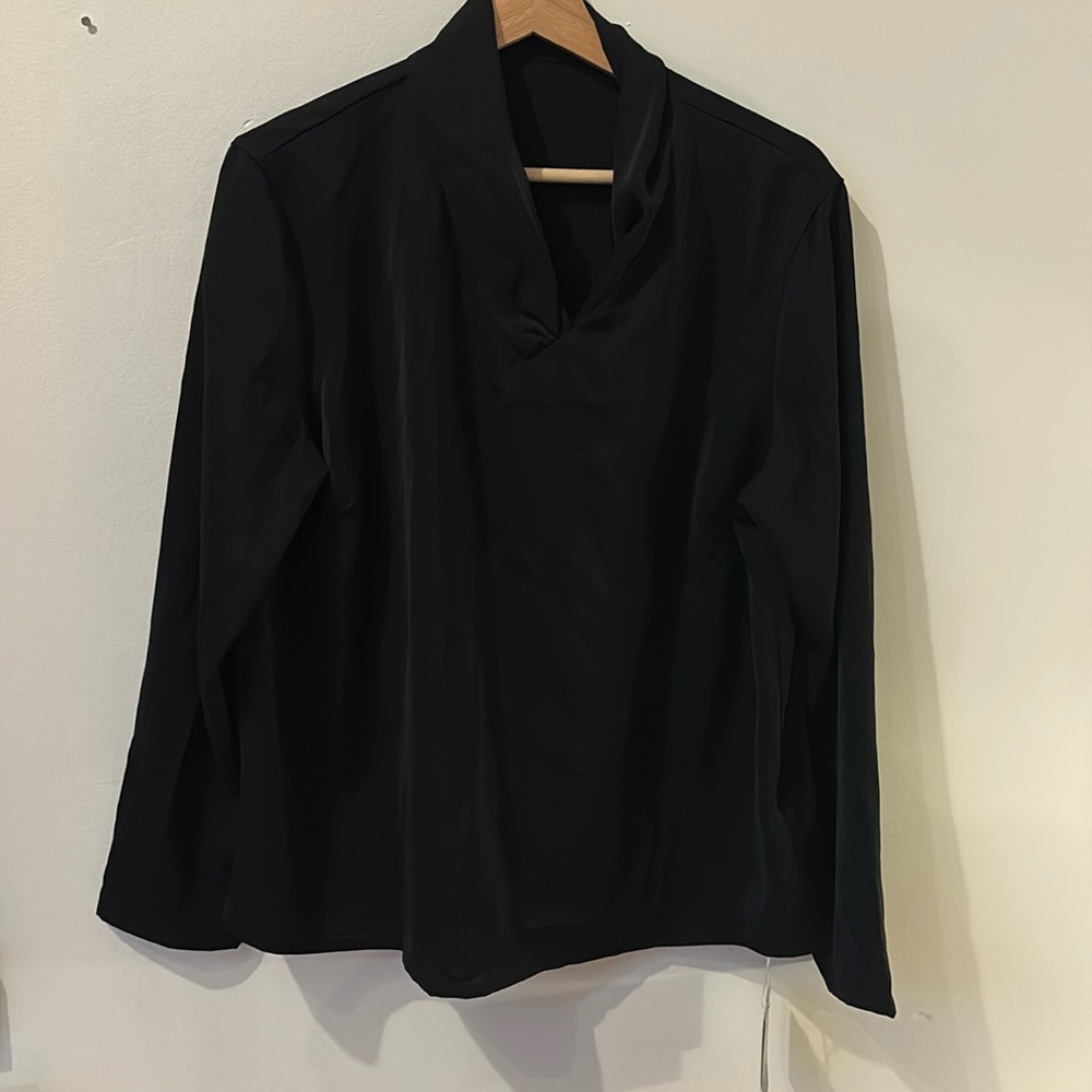 New with tags, black work dress shirt